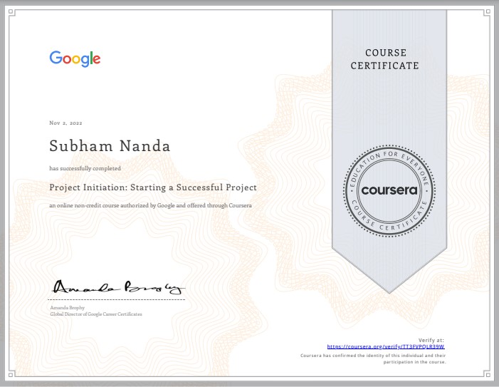 Project Initialization